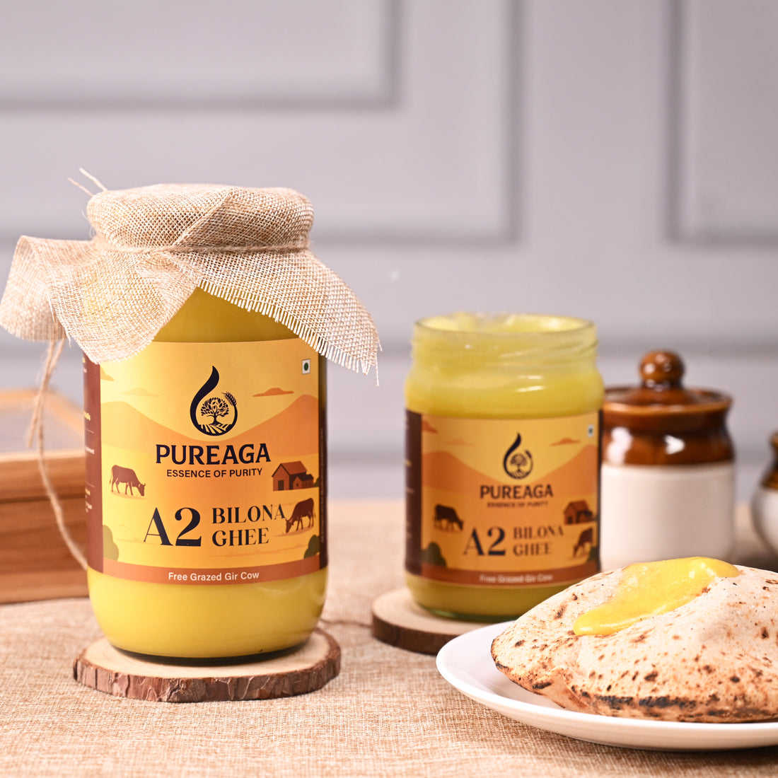 A2 Gir Cow Ghee - Made from Curd