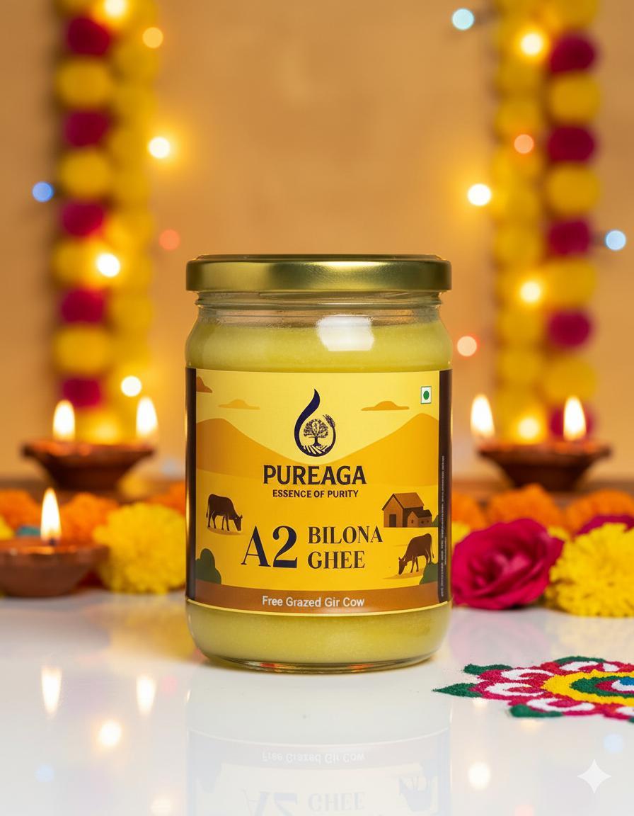 A2 Gir Cow Ghee - Made from Curd