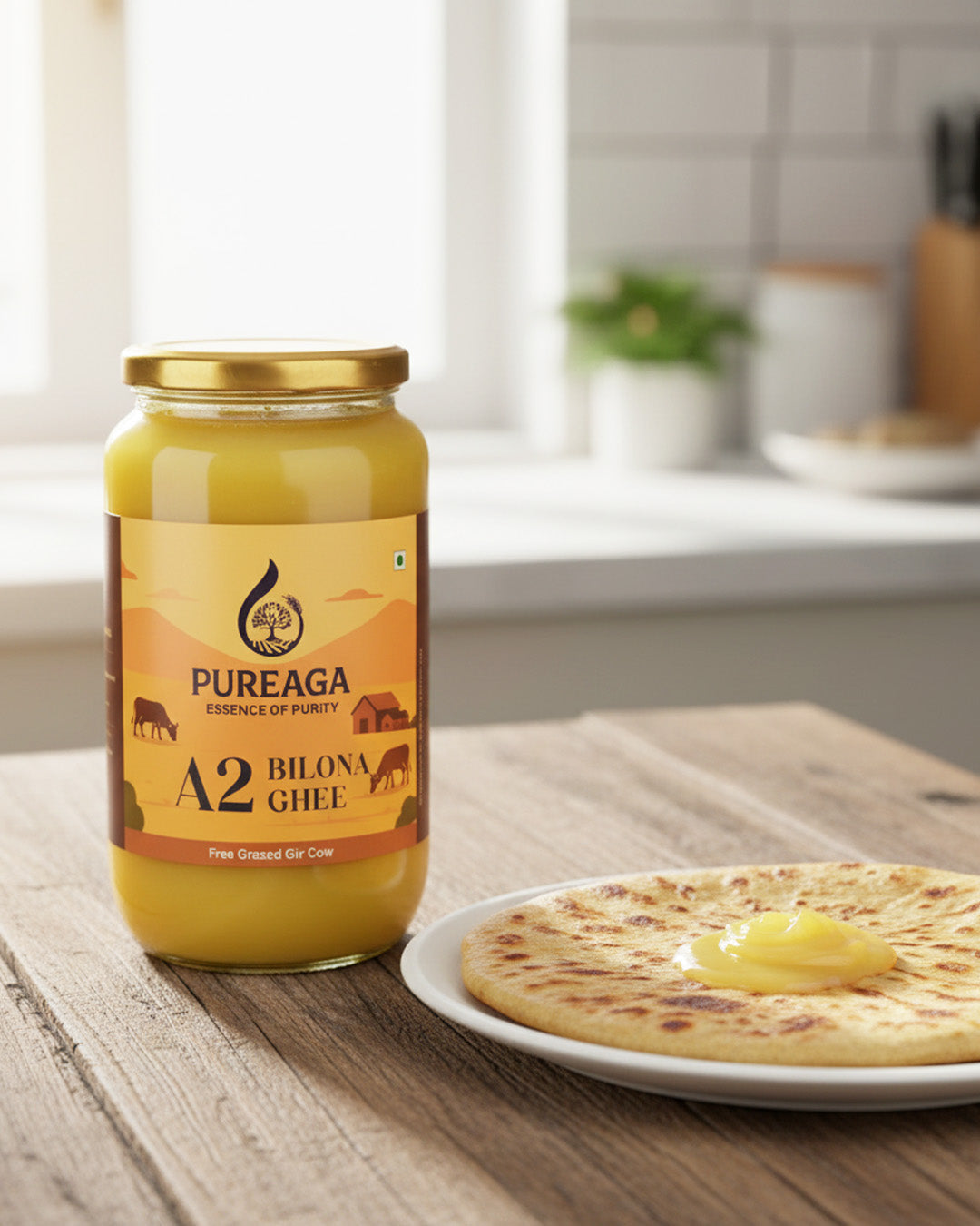A2 Gir Cow Ghee - Made from Curd